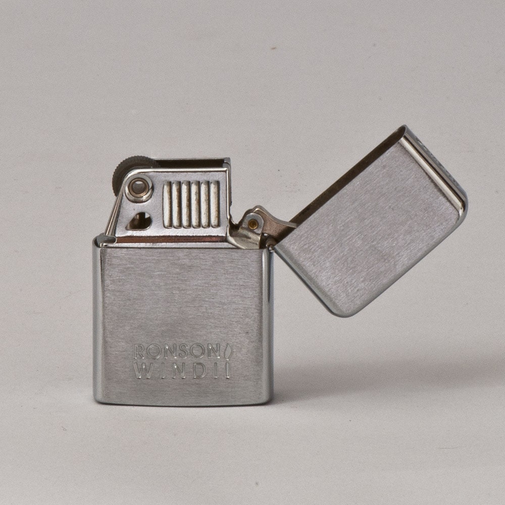 Vintage Ronson Wind II Pocket Lighter Etsy