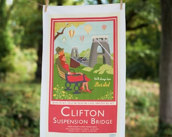 Bristol Tea Towel Suspension Bridge