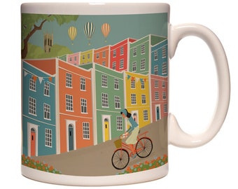 Bristol Mug Rainbow Houses