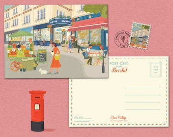 Bristol Postcard Clifton Village