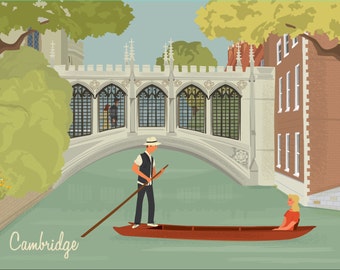 SALE Cambridge Greetings Card Bridge of Sighs