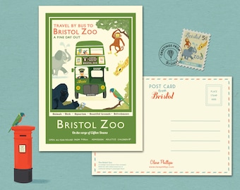Bristol Postcard The Bristol Zoo