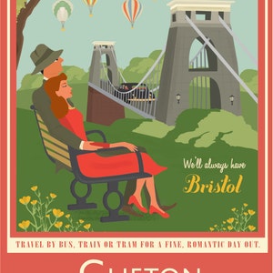 Bristol Tea Towel Suspension Bridge image 2