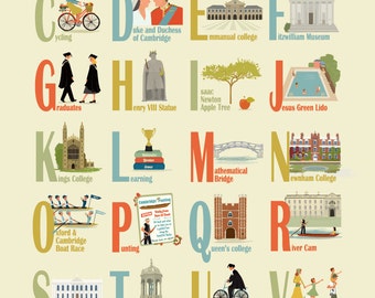 Cambridge Alphabet Greetings Card