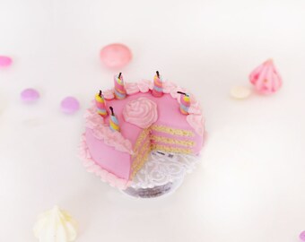 birthday cake ring etsy