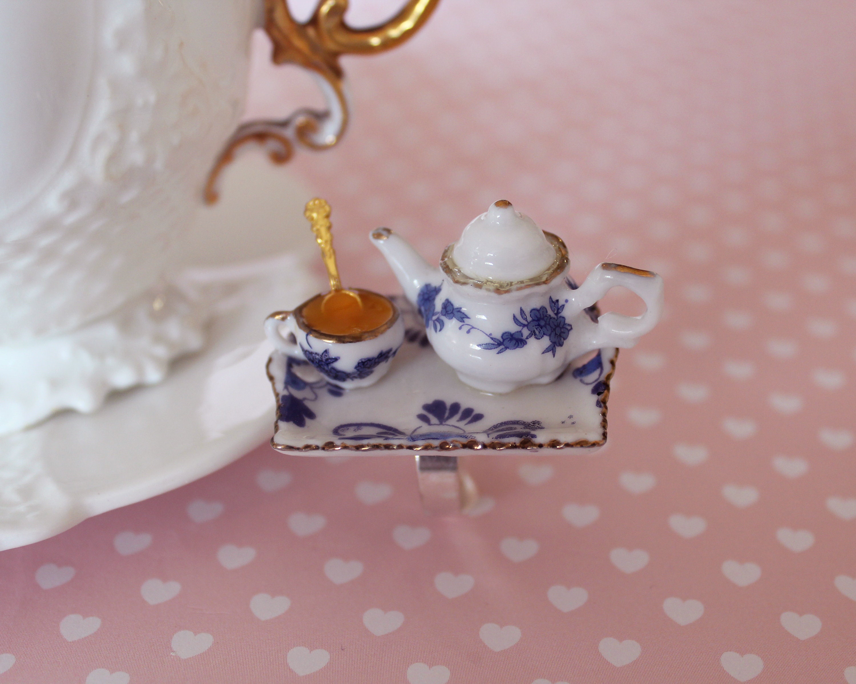 Tea Party Ring Ring Tea Time Jewelry Tea Party Jewelry Etsy