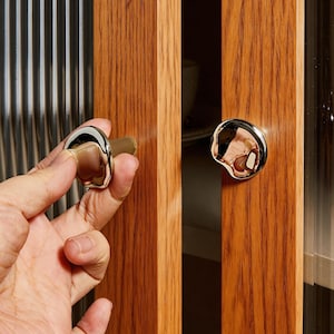 Silver Brass Cbinet Knob: Hammer Patterned Brass Dresser Handle