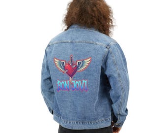 Bon Jovi Inspired Forever Tour New Jersey Jacket One-of-a-kind - Etsy