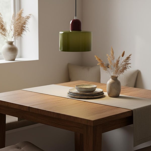 Minimalist Design Pendant Lamp – Colored Glass