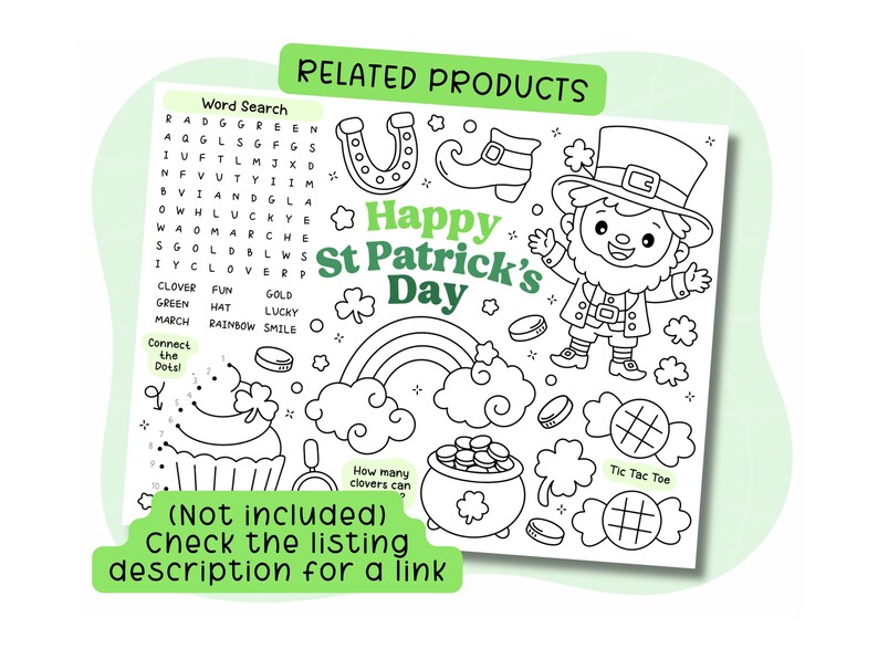 Fabriquer un copier-coller de lutin pour la Saint-Patrick | Activité en classe | Préscolaire maternelle imprimable image 6