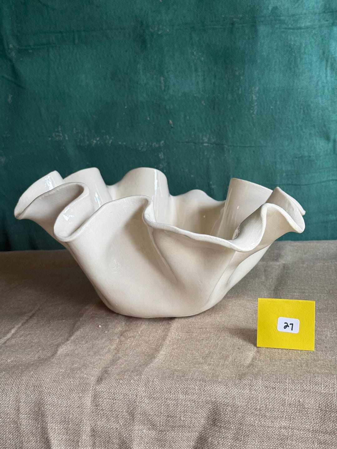 Hand Made Ruffle Bowl - Etsy
