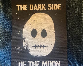 The Dark Side of the Moon Patch | Printed patch for jackets, bags, jeans | Punk, Gothic, Metal patch
