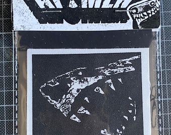 Megalodon Shark Patch | Printed Patch for Jackets, Bags, Jeans | Punk, Gothic, Metal Patch