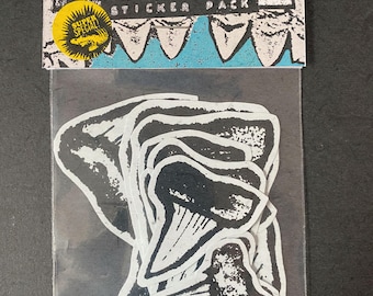 Shark Teeth Sticker Pack | Fossil Shark Teeth Stickers