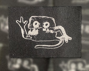 Toothy Dude Patch | Printed Patch