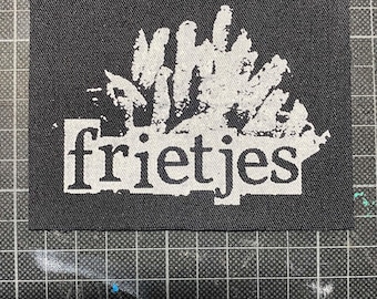 Frietjes Patch | Printed Patch | Punk, Surf, Fun Patch