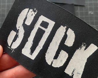 Sick Patch | Printed patch for jackets, bags, jeans | Punk, Gothic, Metal patch