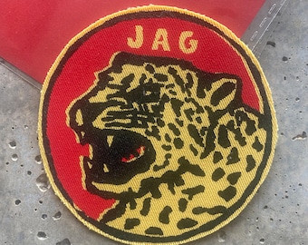 Jaguar Patch | Hand-printed Jaguar sew-on patch