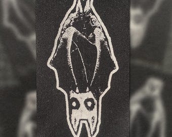 Bat Patch | Printed patch for jackets, bags, jeans | Punk, Gothic patch