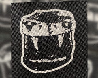 Snake Patch | Printed Patch | Snake Head Patch for Jacket, Backpack, Hat | Punk, Gothic Metal Patch