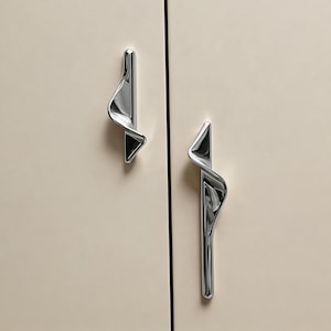 Tirador de armario creativo, tiradores de armario plateados, tirador de armario moderno