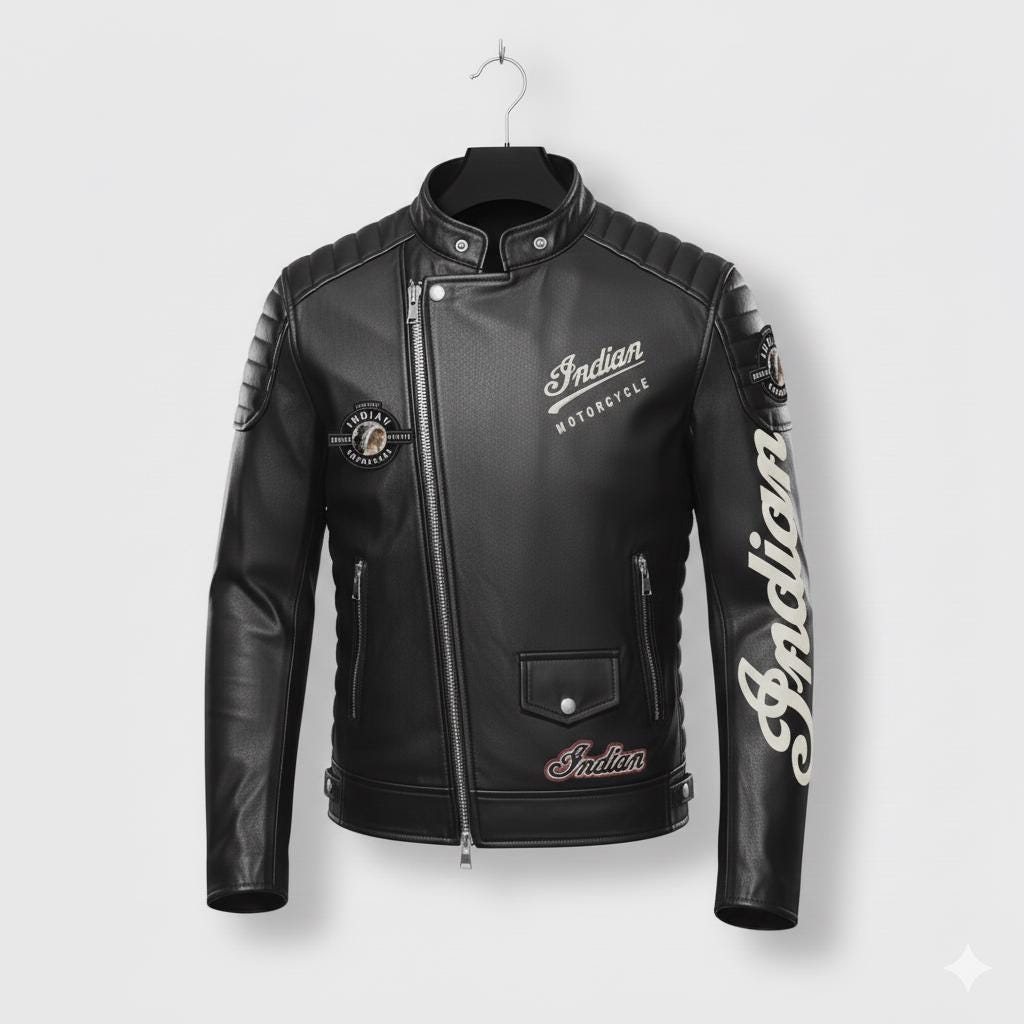 Indian motorcycle leather jacket - Etsy 日本