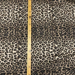 90% Cotton fabric with stretch leopard pattern fabric, twill leopard fabric, image 5