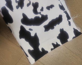Clearance sale, Thicken cotton fabric with cow pattern, twill fabric