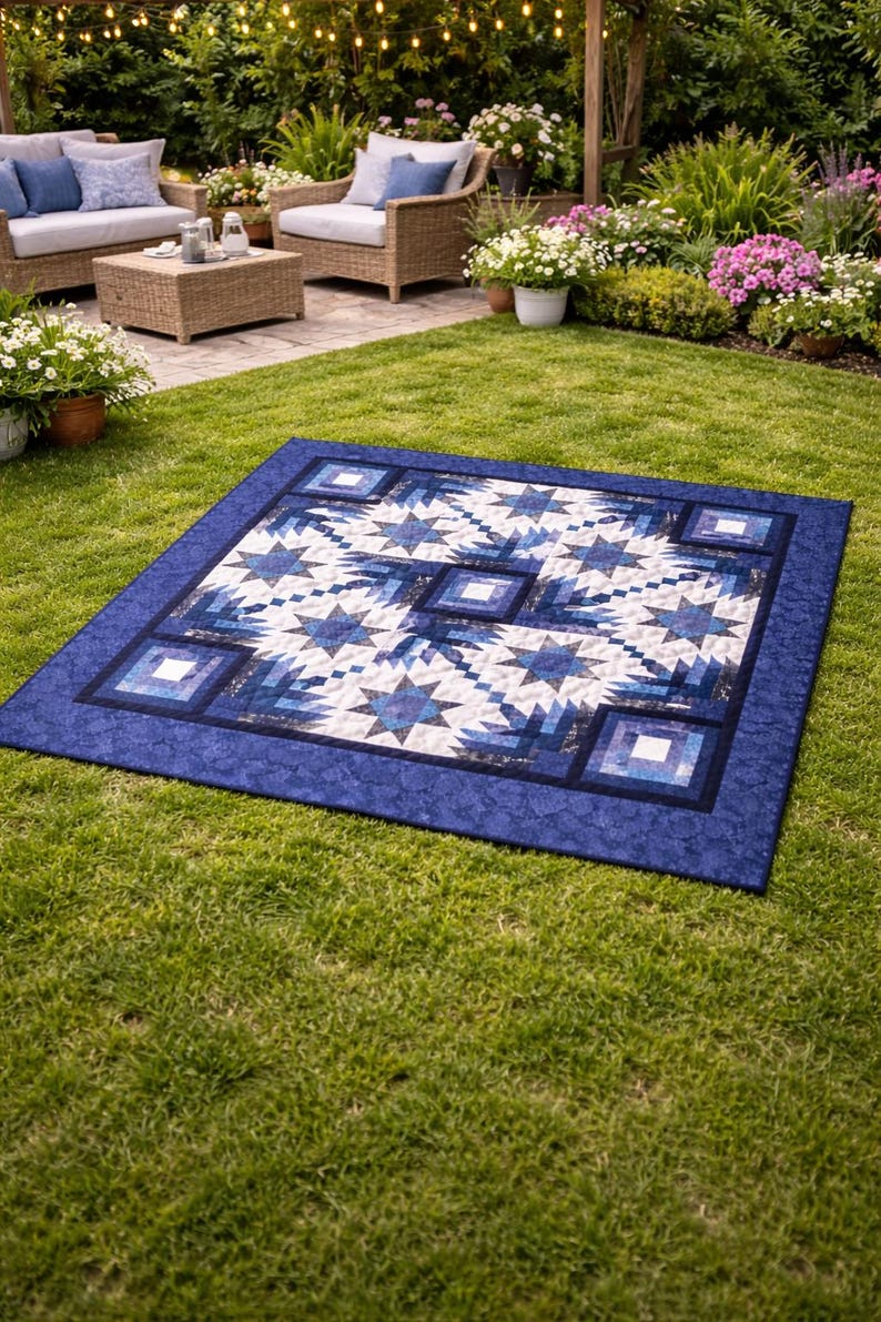 Ubs Pattern Midnight Starfall Pattern PDF Fat Dgquiltstudio Exclusive - Etsy