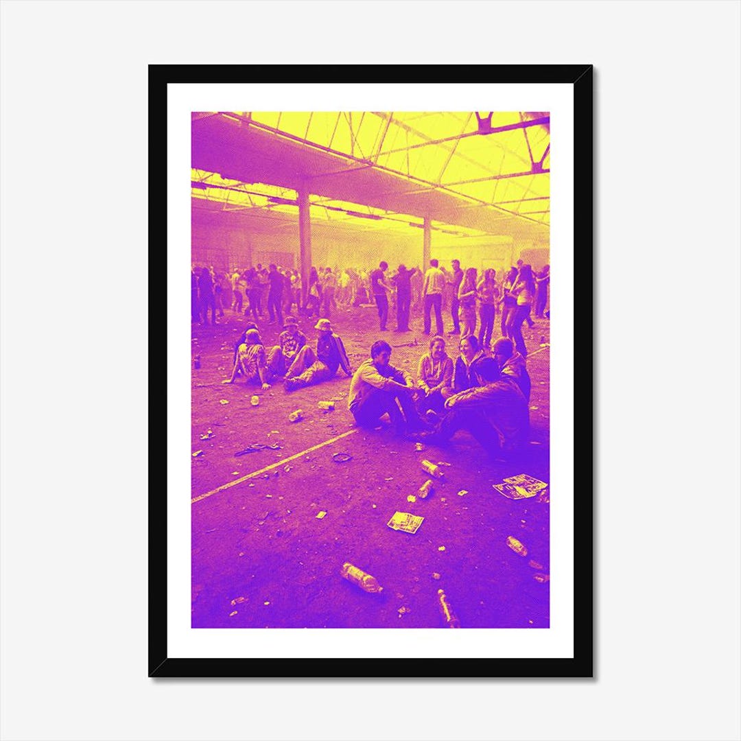 90s Rave Poster – After Party Warehouse Club Culture Art Print - Etsy UK