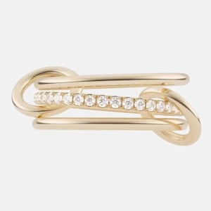 Moissanite Interlocked Ring