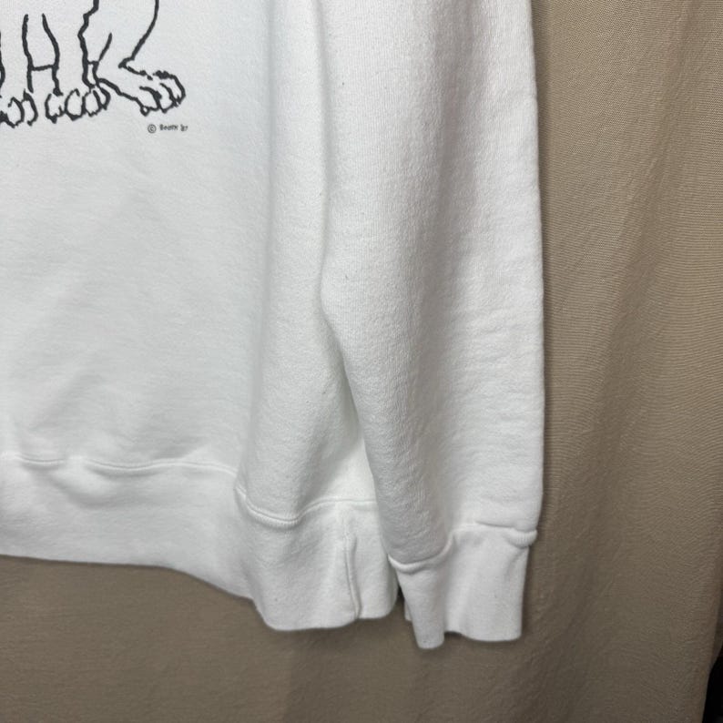 Vintage 80's 90's The New Yorker Magazine Dog Crewneck Sweatshirt Size XL image 4