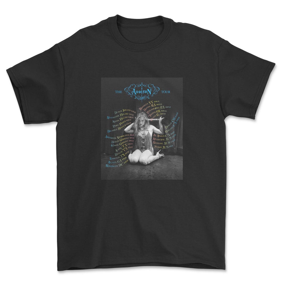 Addison Rae Tour Shirt , Addison Rae Merchandise - Etsy