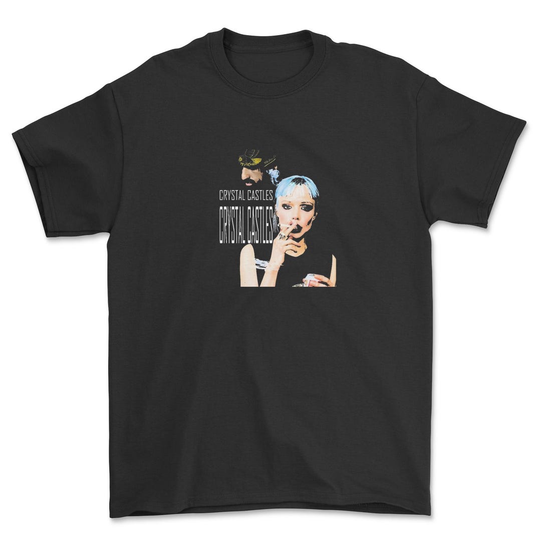 Crystal Castles Alice Glass Graphic Tee, Goth Concert Merch - Etsy