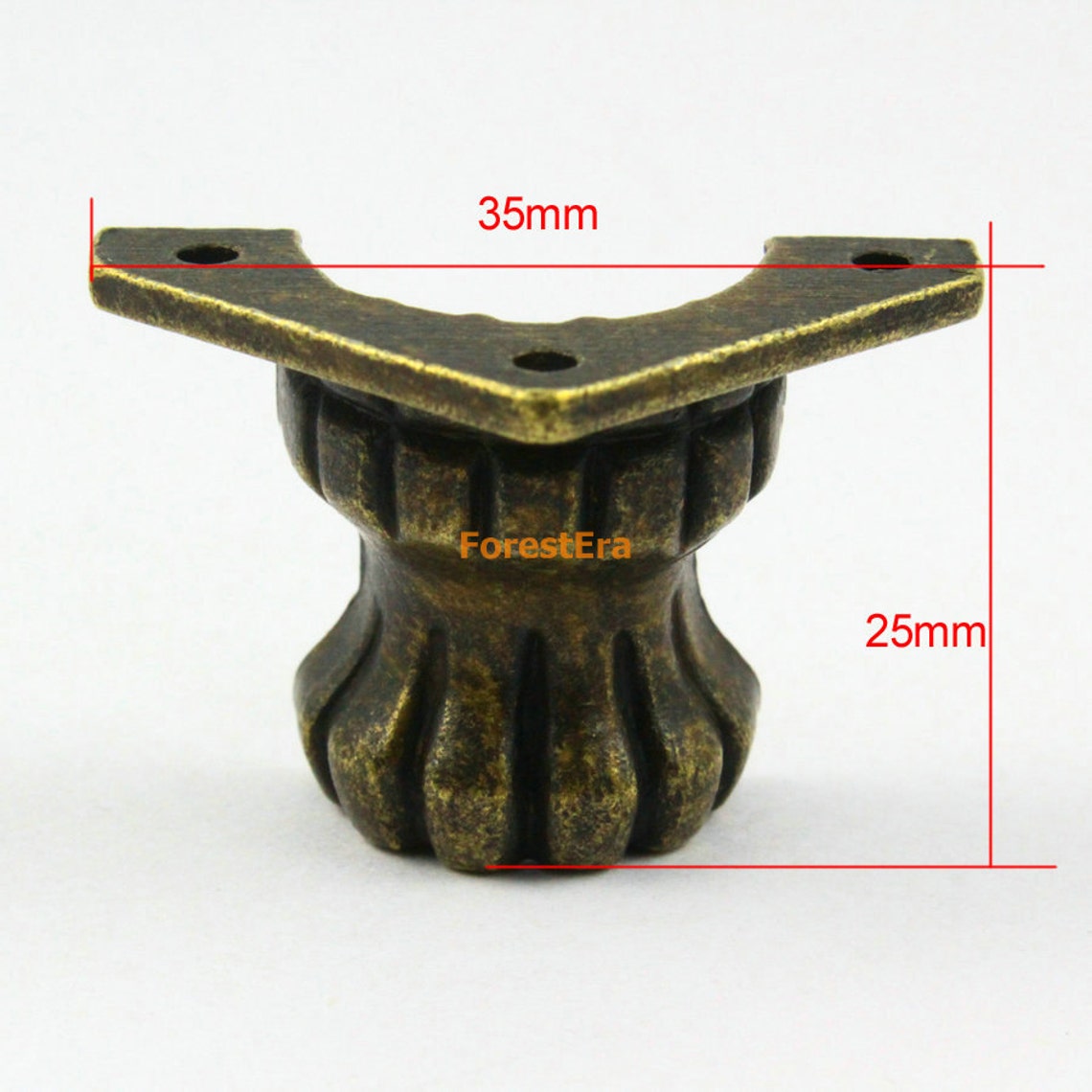 4pcs Antique Brass Jewelry Box Feet Animal Box Leg Case Feet Etsy