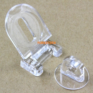 1Pcs Clear Acrylic Plastic Hasp Latch Plexiglass Hasp 45x25mm (ACL-HASP)