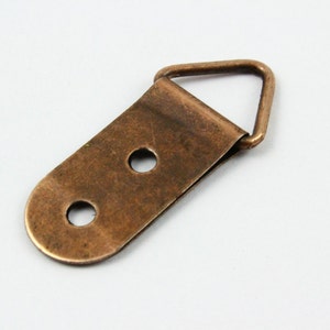 25Pcs Antique Copper Photo Frame Hook Hanging Photo Frame Hanger (PFH42X14)