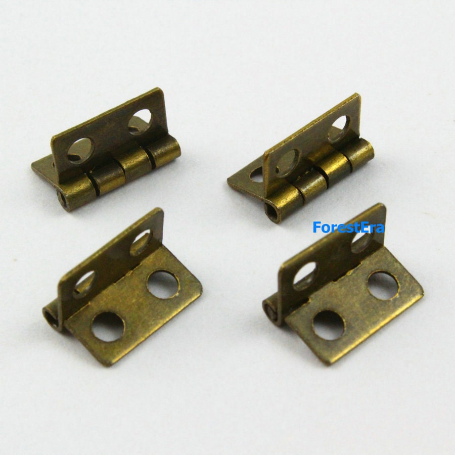 20pcs Antique Brass Hinge Small Hinge Box Hinge 13x12mm Etsy