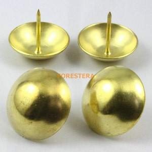 30Pcs 30mm Gold Upholstery Tacks Nails (TN27)