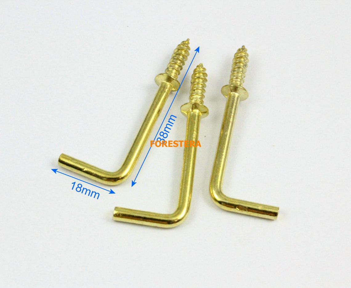 20pcs Gold Jewelry Box Hook L Hook 55x19mm LH55X19 Etsy