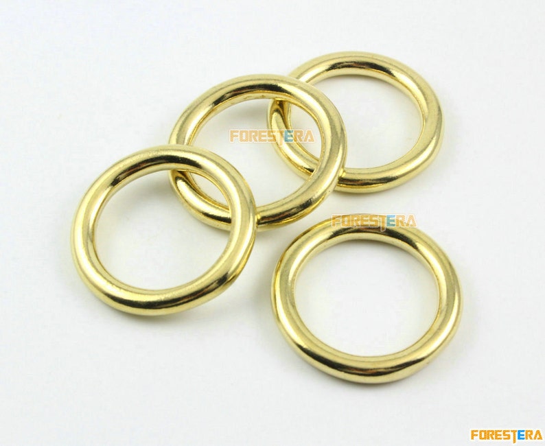 10 Pieces 25mm Solid Brass O Ring for Purse Bag Handbag Strap Etsy