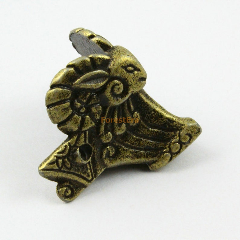 4pcs Antique Brass Jewelry Box Feet Animal Box Leg 44x36mm Etsy