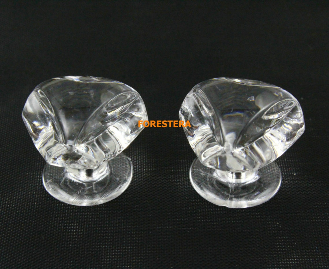 12Pcs Clear Acrylic Plastic Knob Plexiglass Knob Small 18x18mm Etsy