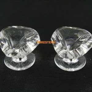 10Pcs Clear Acrylic Plastic Knob Plexiglass Knob Small 18x18mm (ACL-LS)