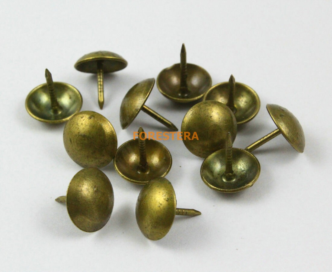 100 Pcs 11mm antik Messing Polsterung Tacks Nägel TN18 | Etsy