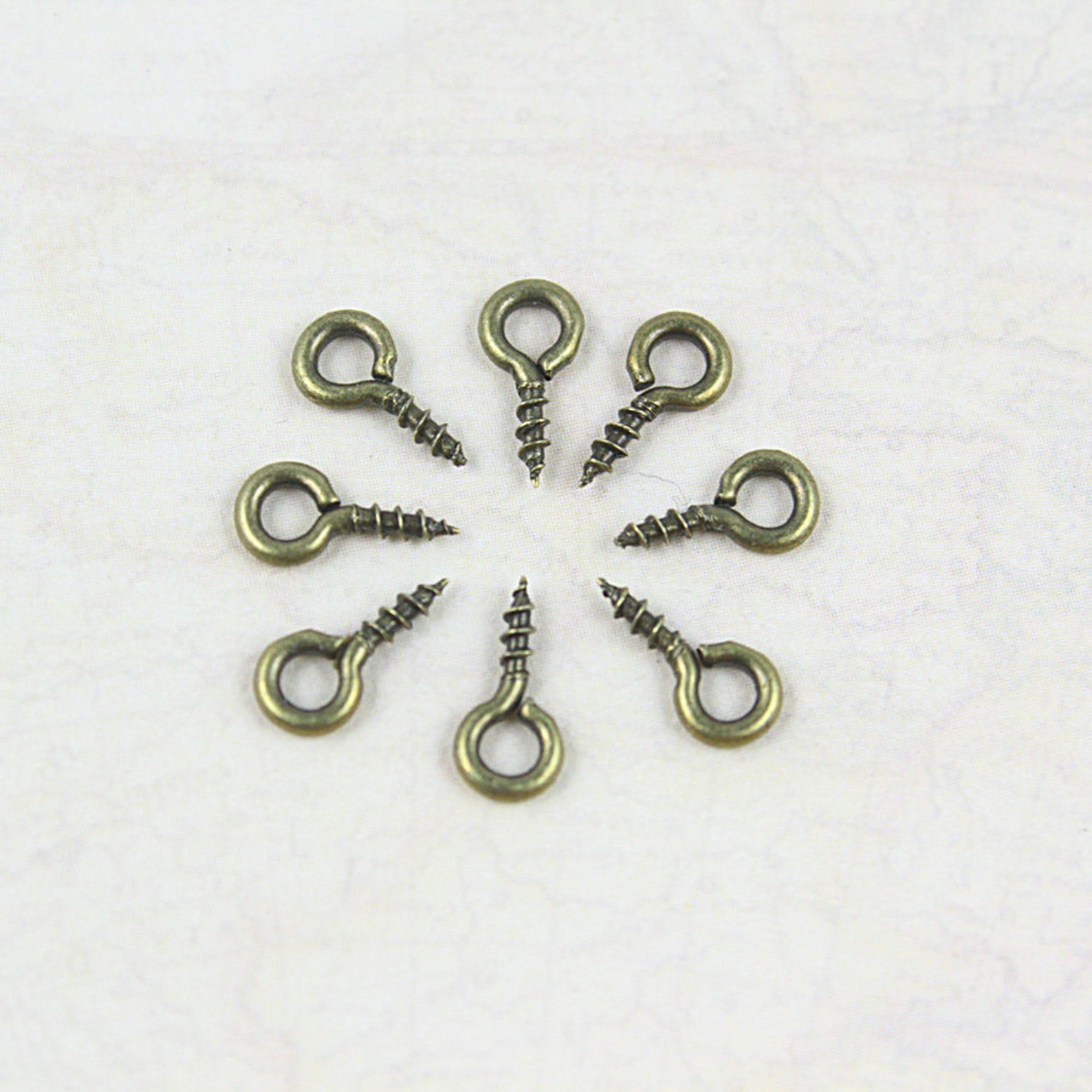 500pcs 4x9mm Eye Screw Antique Brass Screw Eye Pins PND222 Etsy UK