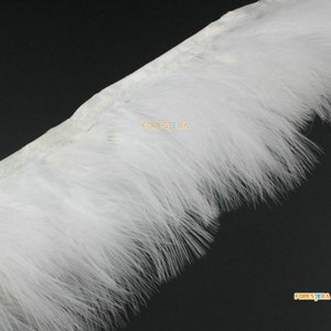 1 Yard White Feather Trim (YM179)