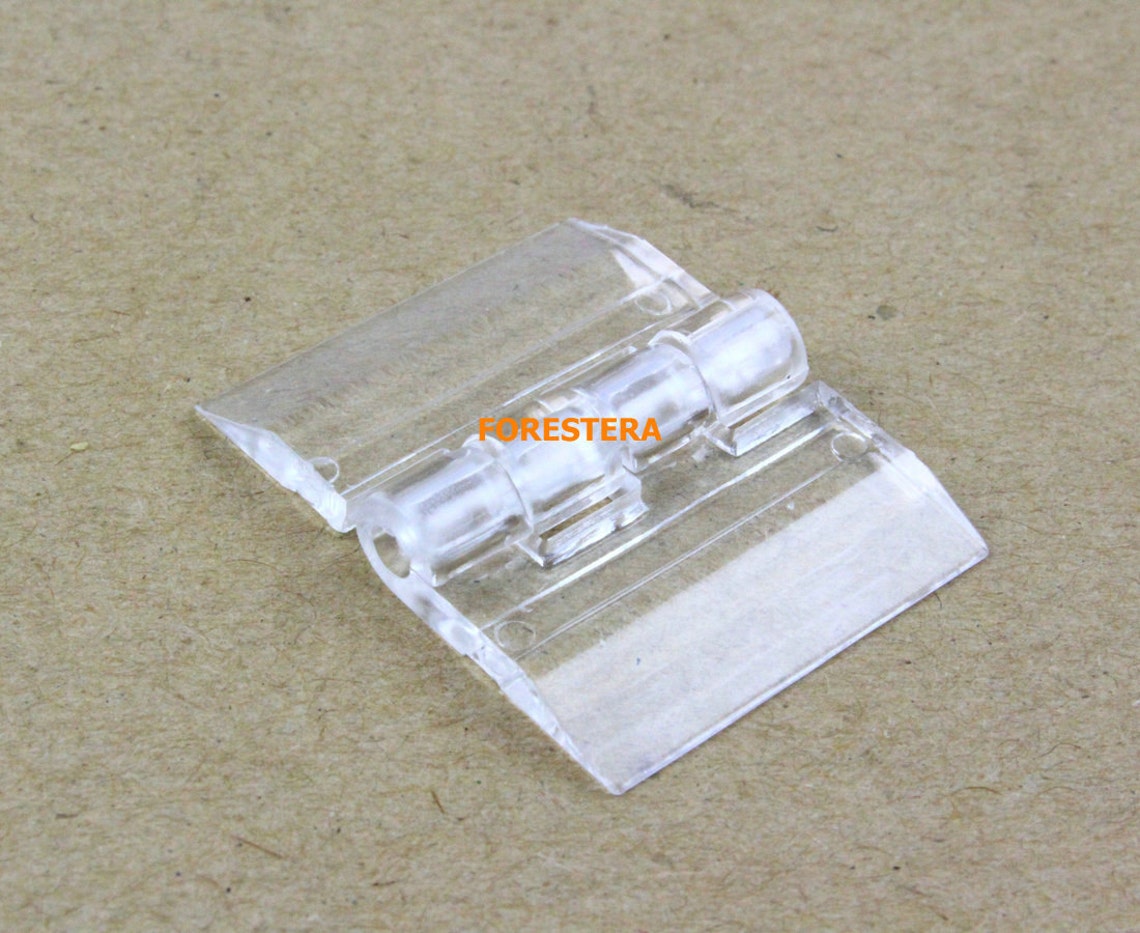 10pcs Clear Acrylic Plastic Hinges Plexiglass Hinge Etsy