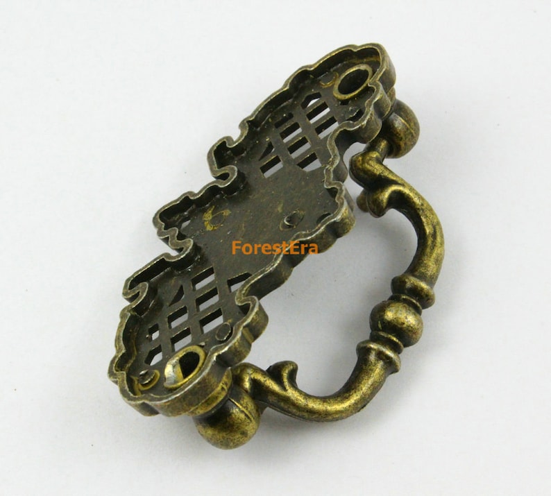 2pcs Antique Brass Jewelry Box Handle 67x38mm HD02 Etsy