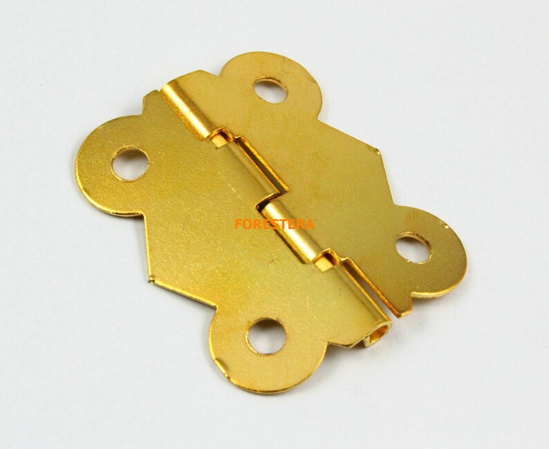 10pcs Gold Small Hinge Box Hinge 40x33mm HINGE19 Etsy